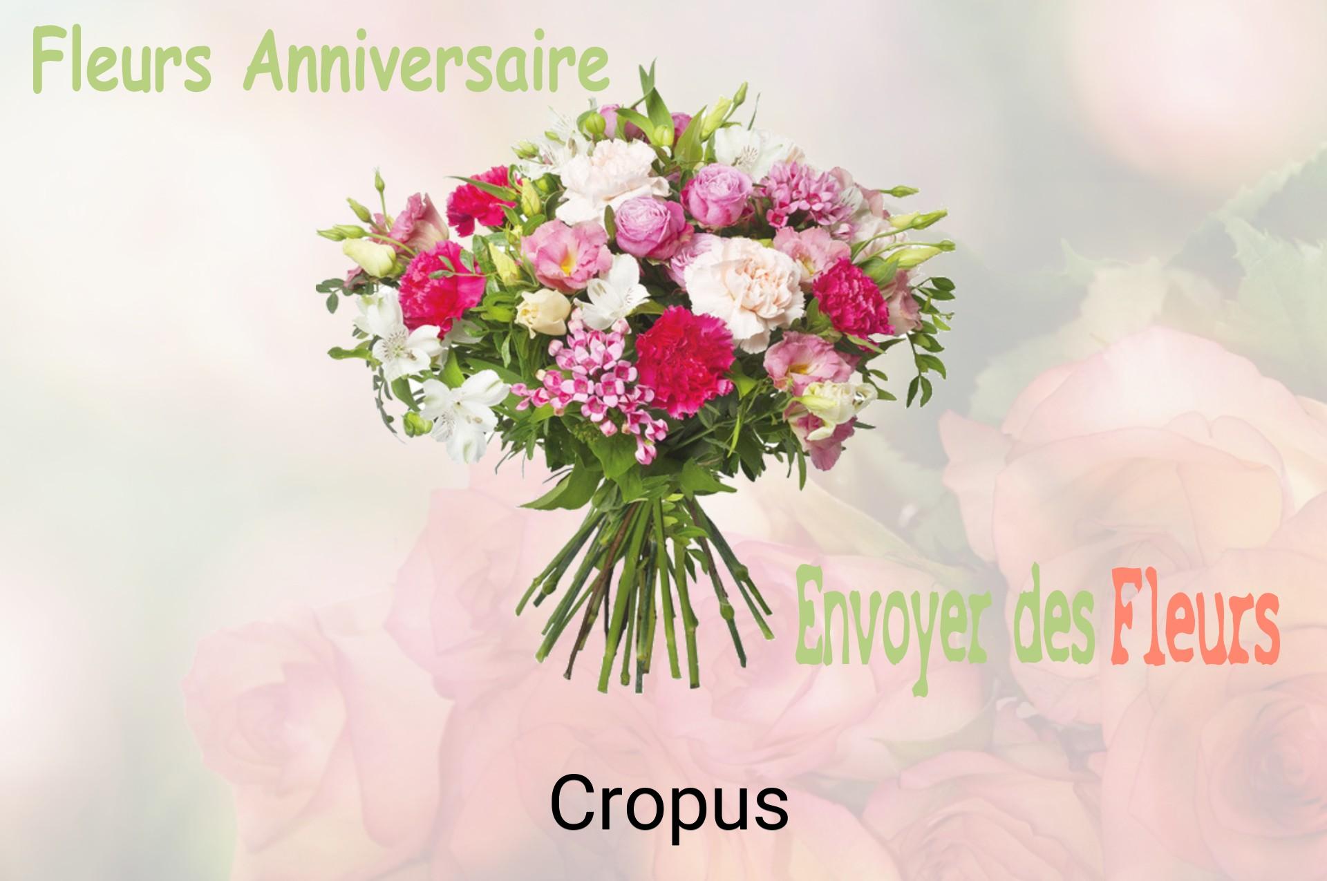 Bouquet de fleurs d’anniversaire livré à Cropus